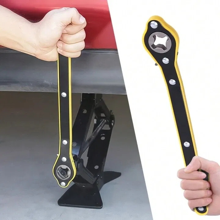 Clé à Cliquet de 34 cm pour Cric de Voiture