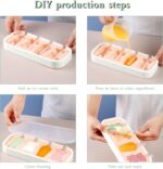 4 Moules à Glace en Silicone alimentaire avec motifs pour enfants