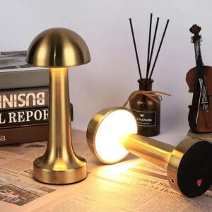 Lampe de Table LED sans Fil Rechargeable - Dorée