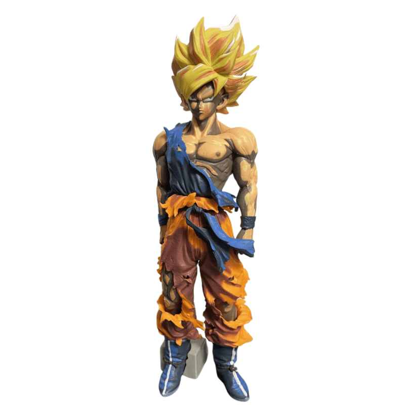 Figurine San Goku Style Bande Dessinée en Couleur - 30cm