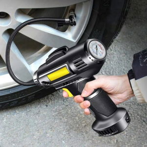 Compresseur de Pneus Portable avec Prise pour Voiture - Avec fil