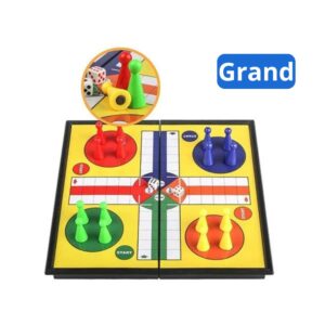 Jeu de Société Ludo - 40x40 cm, Développement de l'Intelligence pour Enfants et Adultes