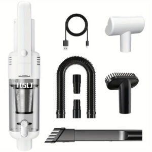 Aspirateur Sans Fil LT-124 Blanc – Puissance d’Aspiration Maximale pour Sols et Moquettes