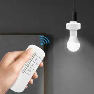 Douille avec Télécommande pour Contrôle de Lumière à Distance