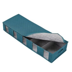 Rangement sous-lit en tissu - Bleu