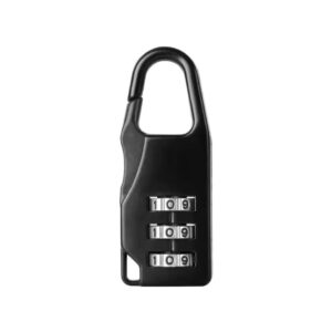 Cadenas à Combinaison à 3 Chiffres - Noir