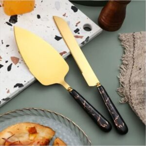 Set de 2 Ustensiles à Gâteau – Élégance et Précision - Noir