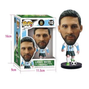 Figurine de collection Lionel Messi – Maillot Argentine (Style Pop)