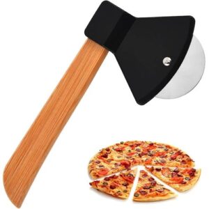 Coupe-Pizza Original en Forme de Hache - Précision et Style - Noir