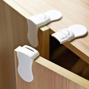 Verrou de Sécurité pour Meuble - 1 Pièce, Protection Enfant pour Tiroirs et Portes
