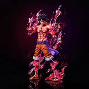 Figurine Luffy - One Piece - Version Flamboyante - 25 cm
