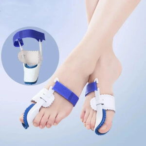 Orthèse Corrective Hallux Valgus Ajustable (Lot de 2) - Soulagement et Réalignement du Gros Orteil