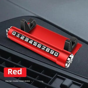 Support de Lunette pour Tableau de Bord de Voiture - Rouge