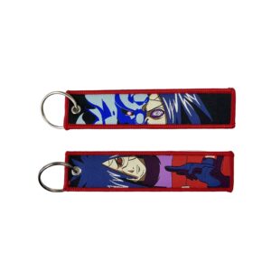 Porte-clé en tissu – Sasuke Uchiha, design unique