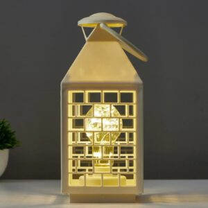 Lanterne Décorative avec Ampoule LED – Fonctionne à Piles