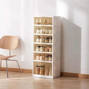 Étagère de Rangement Pliable avec Compartiments – Optimisez votre Espace avec Style - 117cm