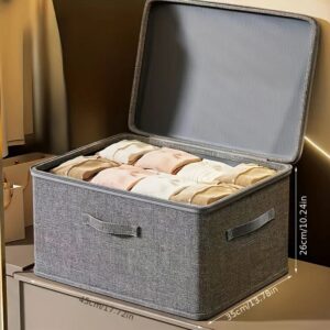 Grande Boîte de Rangement en Tissu avec Couvercle – Organisation Élégante et Pratique