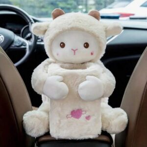 Peluche Porte-Mouchoirs – Mignon & Pratique pour la Voiture