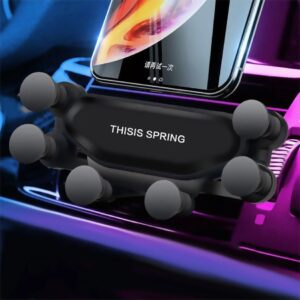 Support Téléphone Voiture Universel à Gravité - Fixation Stable & Automatique