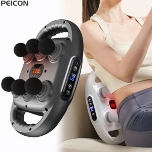 Appareil de Massage Électrique à Têtes Rotatives – Soulagement Total & Mains Libres