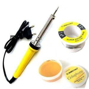 Kit de Soudure Électrique Complet – Fer à Souder 60W + Fil + Flux de Résine