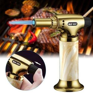 Chalumeau de Cuisine Professionnel – GJ-680 Design Luxe Or & Marbre