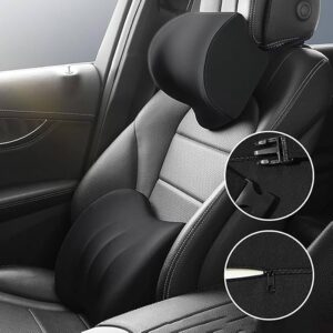 Pack de 2 Coussins Ergonomiques Voiture – Soutien Cou & Dos | Confort et Maintien
