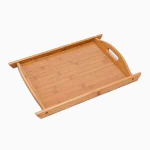 Plateau en bambou 44 x 30 cm – Naturel, élégant et pratique
