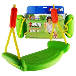 Balançoire Enfant Extérieur – Assise Confort – Corde Réglable