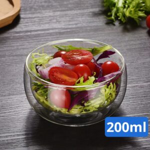Bol en Verre Transparent - PETIT – Idéal pour Salade de Fruits ou Petites Salades 🥗🍓