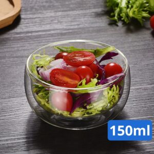 Bol en Verre Transparent - MINI – Idéal pour Salade de Fruits ou Petites Salades 🥗🍓