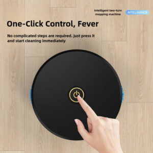 Robot Laveur de Sol Intelligent – Nettoyage Automatique en Un Clic | Disponible en Noir