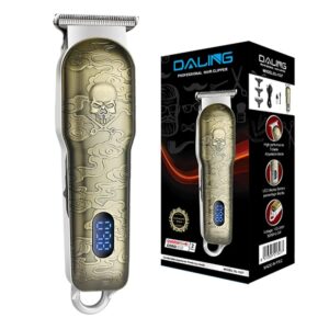 Tondeuse Électrique Professionnelle Daling – DL-1327 – Design Skull Vintage