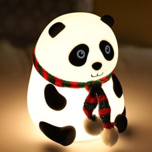 Lampe Veilleuse Panda Multicolore – 7 Couleurs Changeantes