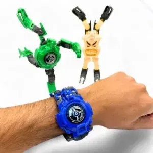 Montre Robot Transformable – Warrior Watch (3+) – Couleurs Aléatoires