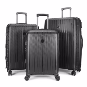 Valise Rigide Noire – Design Élégant & Ultra Résistant (3 Tailles Disponibles, Vendues Séparément)