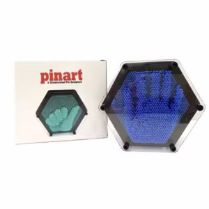 Pin Art Multicolore – Tableau 3D Tactile Hexagonal