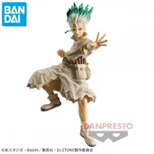Figurine Dr. Stone – Stone World – Senku Ishigami II – 15 cm