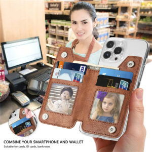 Porte-cartes Adhésif pour Téléphone – Fermeture Éclair & Compartiments Sécurisés | Universel pour Surface Plate