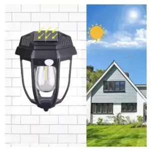 Applique Murale Solaire Extérieure – Détecteur de Mouvement & Éclairage LED Automatique