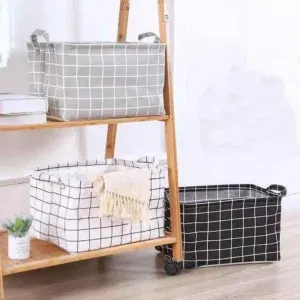 Panier de Rangement en Tissu – Design Scandinave & Pratique