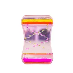 Sablier Liquide Sensoriel Anti-Stress – Effet Bulle & Couleurs Fluorescentes