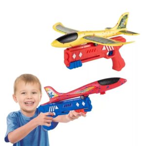 Lanceur d’Avion en Mousse – Jouet de Lancement à Ressort pour Enfants