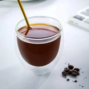 Tasse à Espresso Double Paroi – Verre Borosilicate 80 ml