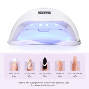 Lampe UV LED Professionnelle — Séchage Rapide, Désinfection et Manucure à la Maison