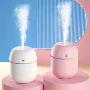 Mini Humidificateur d’Air USB – 30 à 50 ml/h – Lumière LED – Design Compact et Coloré