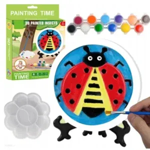 Kit de Peinture 3D Insectes – Coccinelle | Activité créative pour enfants dès 3 ans