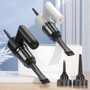 Aspirateur Portable Sans Fil 3-en-1 – Nettoyage, Gonflage et Scellage en Un Seul Appareil Compact et Puissant