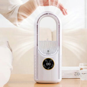 Ventilateur Humidificateur Sans Pales – 6 Vitesses | Silencieux & Apaisant