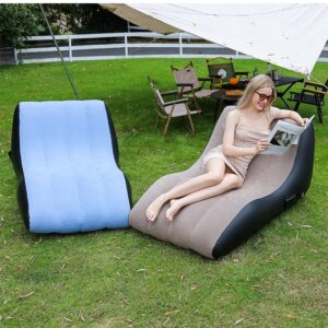 Fauteuil Gonflable Inclinable Ergonomique – Détente Intérieure & Extérieure